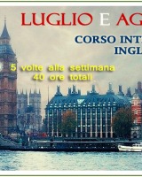 Corso INGLESE INTERMEDIO intensivo a LUGLIO  a PADOVA
